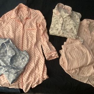 LOT of Victoria Secret Pajamas 6 Pc